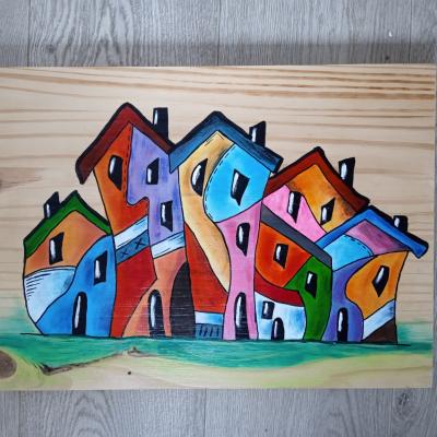 Peinture village