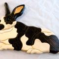 Lapin -  33 cm x 25 cm